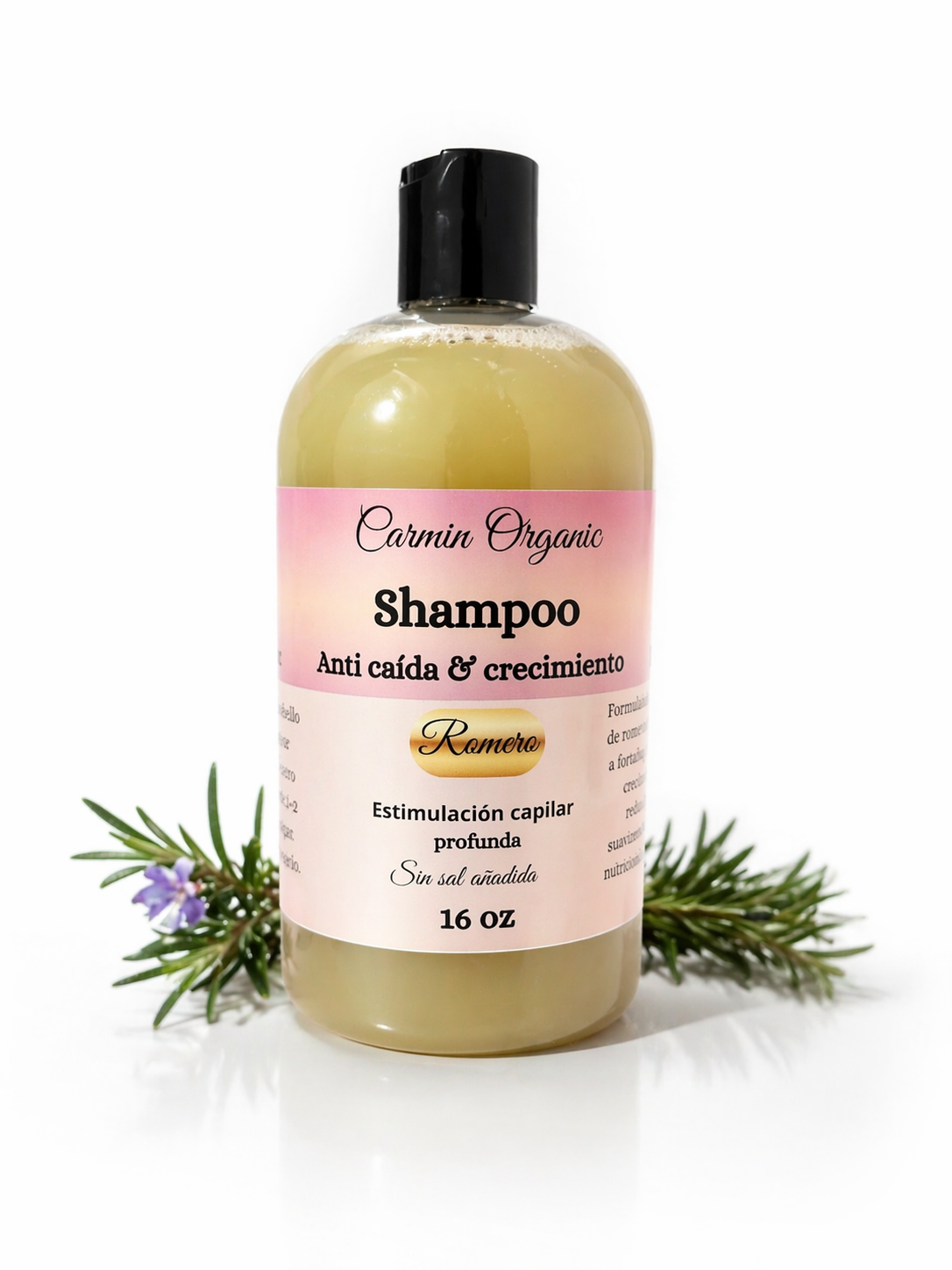Shampoo de Romero anti caída y crecimiento